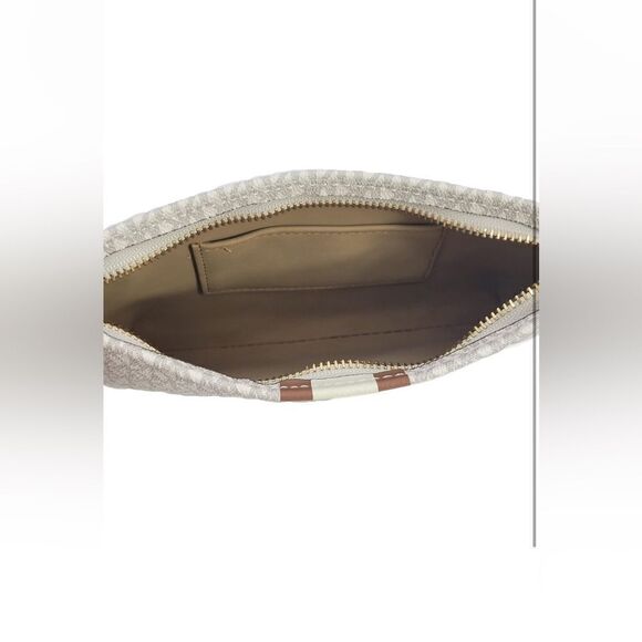 **"Michael Kors Jet Set Logo Stripe Waist Bag – Classic Beige/Brown"** - Picture 3 of 10